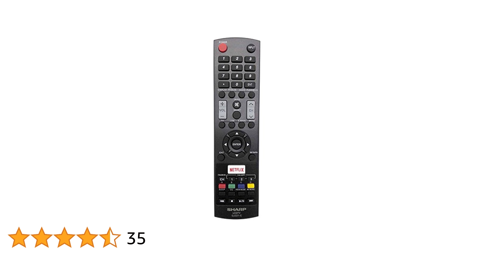 Amazon.com: USARMT New Replaced Remote GJ221-C for Sharp TV