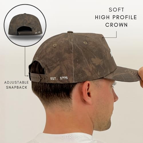 Image of Vintage Low Profile Unstructured Hat | Cotton Flat Bill Snapback Rope Hat | Men & Women's Hiking Fishing Running Golfing Hat