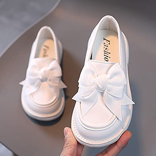 Toddler Little Kid Girls British Style School Bowknot Shoes Princess Performance Shoes Shoes with Lights Girls3