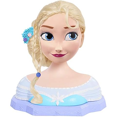 JP Disney Styling Frozen Deluxe Elsa Styling Head, no Colour Cover