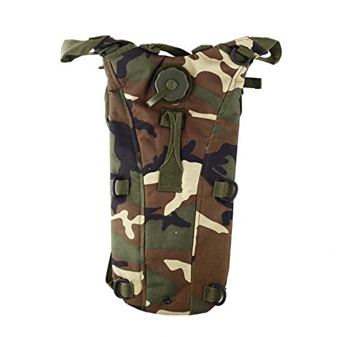 aogolouk camuflaje bolsa de agua mochila Carrier + 2.5L Hidratación Depósito para Ciclismo Senderismo, Army camo Cover