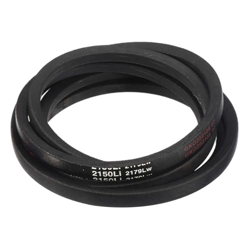 Image of uxcell A84 1 /2 Classic Wrapped V-Belt, 87 inch Outside Circumference Wrapped Industrial Rubber V-Belt A Profile V-Belt for Industrial Machinery Equipment, Black