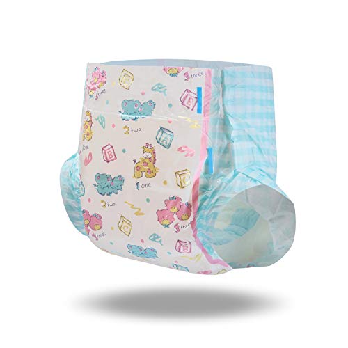 ABDL-Windeln von LittleForBig mit bedrucktem Design