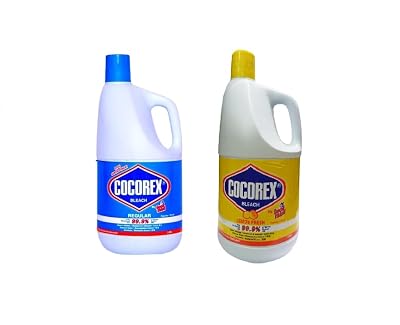 Cocorex Liquid Bleach Clean-Up Disinfectant Cleaner Regular & Lemon - 4Kg