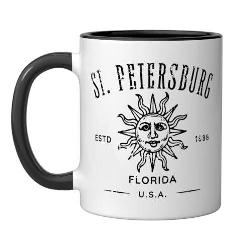 St. Petersburg FL Retro Souvenir Ceramic Mug 11oz