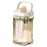 Jarra de bebida con caño para fiesta – recipiente transparente de agua fría de 3,5 L, jarra de bebida para fiesta de verano en la piscina, hervidor para dormitorio universitario, apartamento