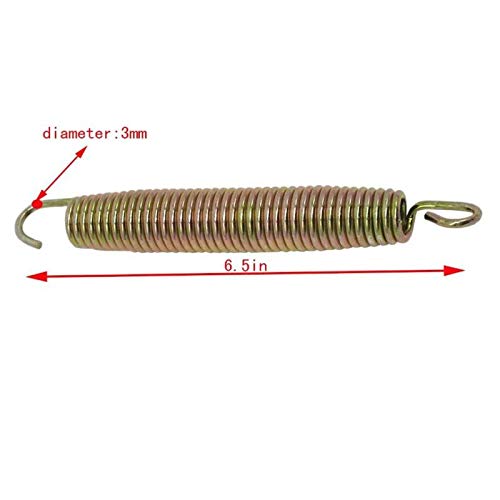 IVELECT 10pcs Trampoline Springs Trampoline Replacement Spring Accessories 4 Sizes 165