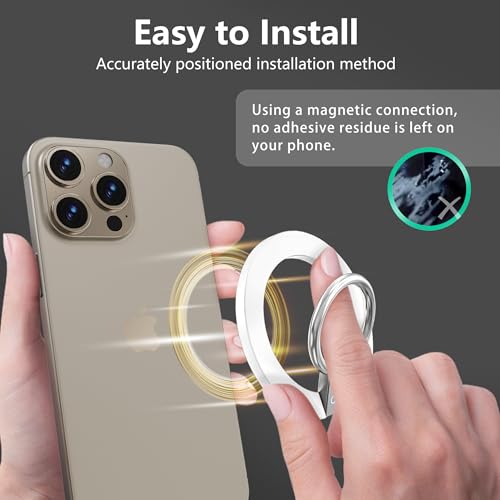 Soporte Magnético de Anillo para MagSafe iPhone Galaxy Fundas Estándar ONES 6