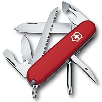 Victorinox Schweizer Taschenmesser Hiker, Swiss Army Knife, Multitool, 13 Funktionen, Klinge, Dosenöffner