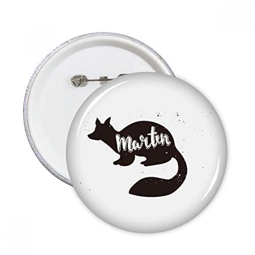 Pins marten badge bouton vêtement décoration animaux multicolore