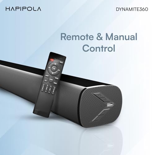 Image of HAPIPOLA Dynamite360 5.1 Channel Home Theatre System, 360W RMS Output, HDMI Input, BT5.3 Connectivity, Optical Input, Aux Input (Dynamite 360)