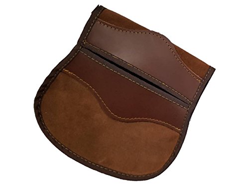 CAZA Y AVENTURA Una Bolsa Ojeo-Bolsa Portacartuchos en Serraje, con Enganche para Llevar en el cinturón. para 40 Cartuchos