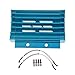 Enfriador de aceite de motor de motocicleta, sistema de enfriamiento de aceite de radiador apto para 138CC 140CC 150CC PIT PRO Bike Trail Bike Dirt Bike Aleación de aluminio(Azul)
