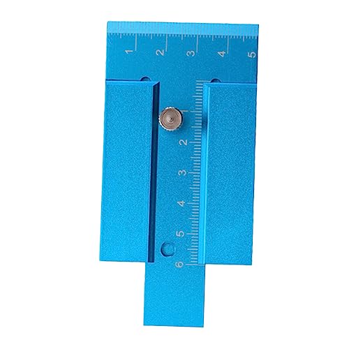HOLIDYOYO 1Pc Woodworking Height Gauge Alloy Table Height Ruler for Precision Measurement for Carpenters Metric Woodworking Tool Durable Easy to Read