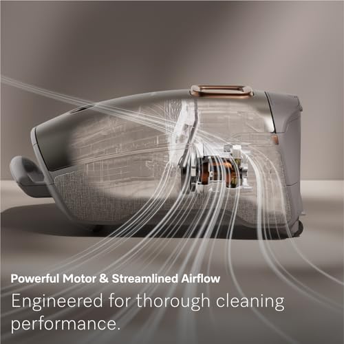 Miele Guard L1 Bagged Canister Vacuum Cleaner with AirClean Filter, AllTeQ Universal Floorhead, Electrobrush and Plus/Minus Foot Controls, Nordic Blue – 41UFE037CDN by Miele - Image 2