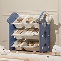 Amazon.co.jp: おもちゃ収納ラック おもちゃ箱 117*40*89cm おもちゃ