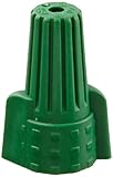 NSI Industries WWC-GR-B Easy-Twist Grounding Wire Connector, Standard Type (Pack of 500) Green