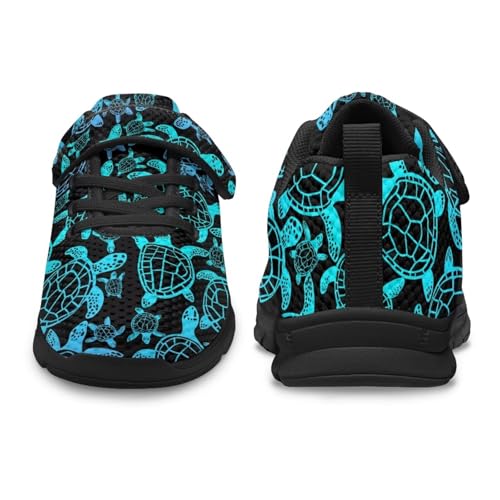 Kids Lightweight Strap Athletic Tennis Shoes Animal Sneakers Breathable Sports Running Walking Shoes for Boys Girls US 11-152