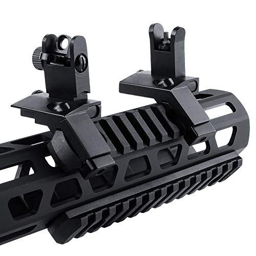 Aecktech M-Lok Polymer Picatinny Rail Sections, 5-Slot 7-Slot 9-Slot 11-Slot 13-Slot Lightweight Rail Section for M-LOK Compatible Systems with 10 T-Nuts 10 Screws|1 Pcs Wrench. 5 Pieces (Black)