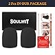 SOULWIT 2 Stück Mikrofon Pop Filter für Razer Seiren V3 Chroma RGB USB, Schutz Mikrofon Schaum Abdecken Windschutz