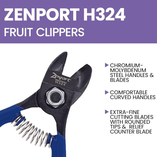 Tijeras Zenport H324 para Frutas 4.5 Pulgadas miniatura 4
