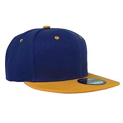 Image of Gelante Plain Blank Flat Brim Adjustable Snapback Baseball Caps Wholesale LOT 12 Pack