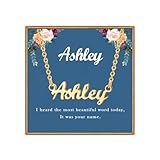 Ldurian Custom Name Necklace, Ashley Name Plate...