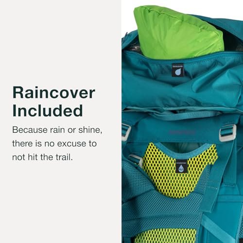 Osprey Ace 38L Kids' Backpacking Backpack, Blue Spikemoss/Deep Peyto by Osprey - Image 3