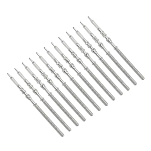 Ewatchparts 12 Genuine Seiko Winding Stems Compatible With Movement SKX009 7S26 7S36 NH26 NH35 NH36 4R36