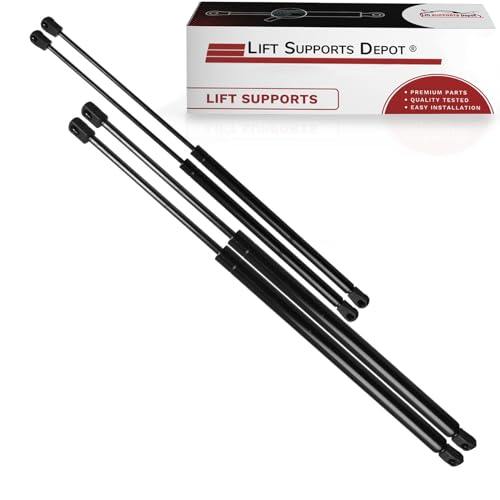 Lift Supports Depot Qty (4) Compatible With Chevrolet Suburban Tahoe GMC Yukon 07 To 14 2 Liftgate Window Supports Shocks Struts