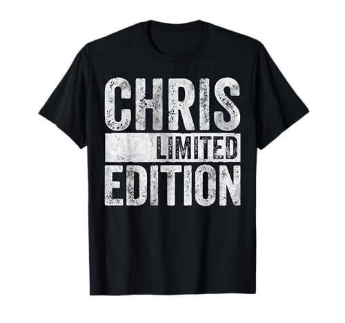 Photo de Chemise humoristique personnalisée Chris édition limitée T-Shirt