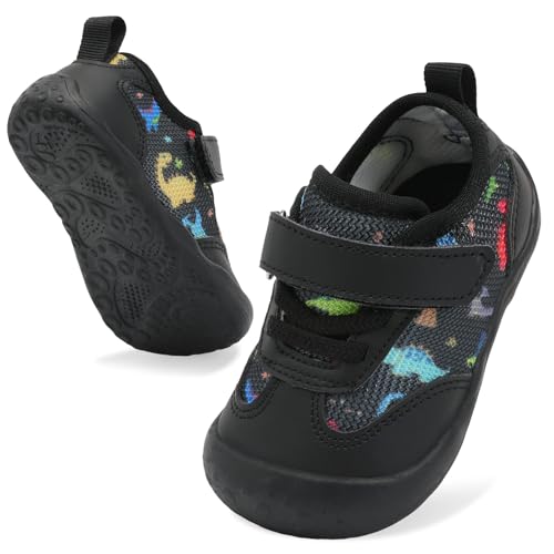 Image of Scurtain Baby Shoes Boy Girl First Walking Shoe Infant Crib Breathable Sneakers Lightweight Barefoot Shoes for Babies
