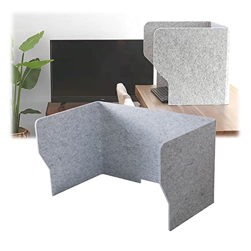 Séparateur de bureau anti-bruit pour open space et télétravail serein en panneau de 32 pouces
