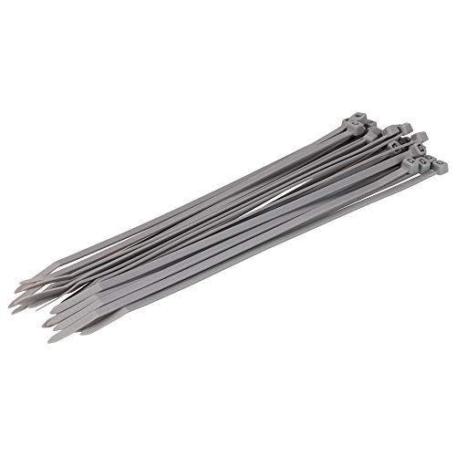 Poly Pool PP0309.5250 N. 250 Pieces Polyamide Clamps. 3.6x140 mm Grey - Image 2