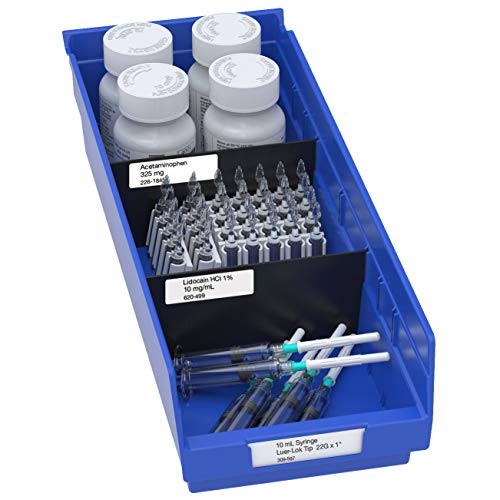 Akro-Mils 30138 Plastic Nesting Shelf Bin Box, (18-Inch x 6-1/2-Inch x 4-Inch), Blue, (12-Pack) Akro-Mils 30138 Plastic Nesting Shelf Bin Box, (18-Inch x 6-1/2-Inch x 4-Inch), Blue, (12-Pack)