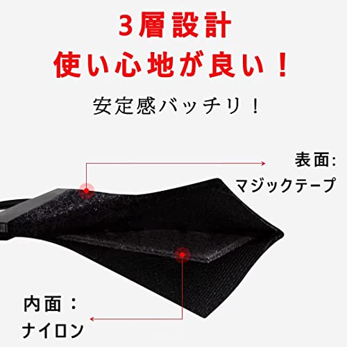 ゴルフ グローブ キーハンガー ハンガー ２個セット キャディバッグにも腰にも掛ける 両面マジックテープ 落下防止 金属製 耐久性が ゴルフアクセサリー 手袋干し 乾燥用 メンズ/レディース グローブ オールサイズ対応 【アメリカで の】 5枚目