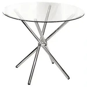 SCHOOL FURNITURE Stainless Steel Modular Furniture Folding Table Cross Table Frame for Home Study, Dining, Restaurant or for More Purposes Heavy Duty Steel Frame only (No Glass Include)