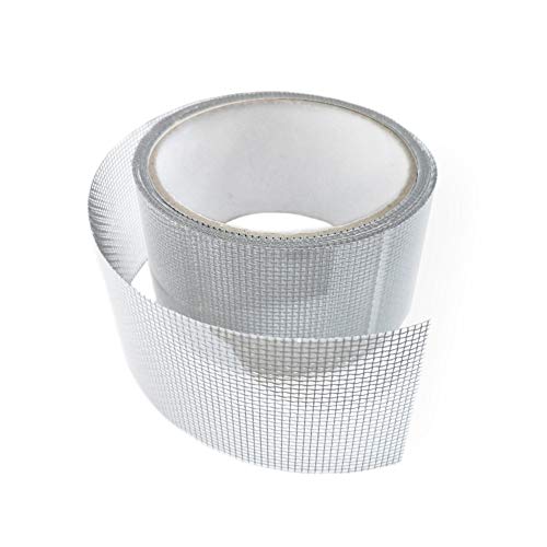 LQKYWNA Window repair Patch High Density Mesh Screen Door Subsidies Durable Fiberglass Patch Transparent Tape Back Glue (A)