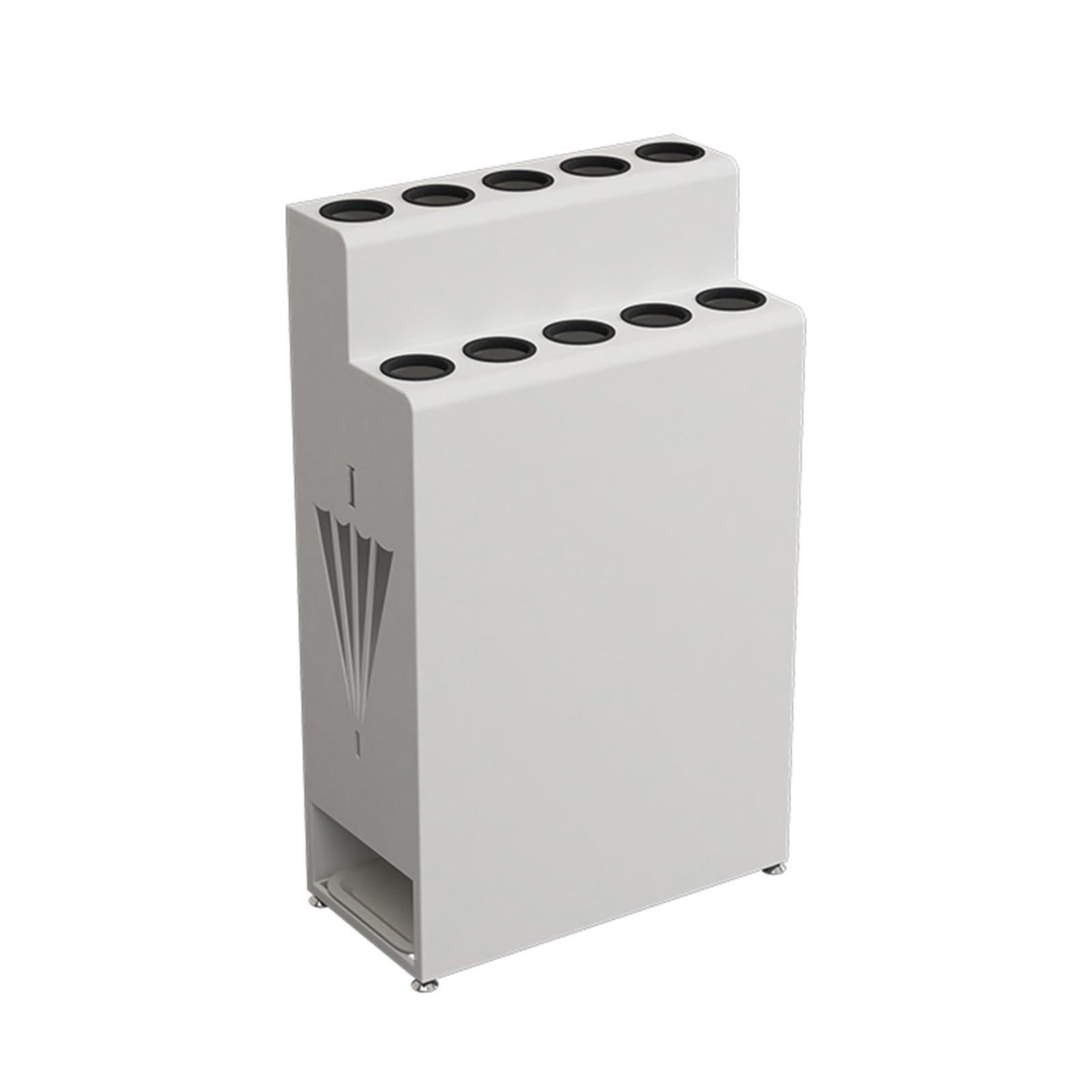 Umbrella Stand for Entrance, Umbrella Storage Organizer, Carbon Steel Cane Holder with Removable Water Tray, for Office, Hotel and Store (Colour 1)