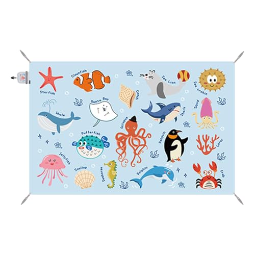Couverture de pique-nique imperméable extérieure tapis pliable léger - 2