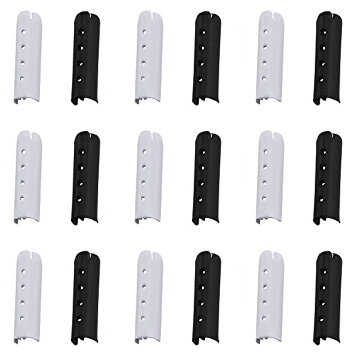 ZCZQC Metall-Schnürsenkel, 40 Stück, 4 Löcher, Metall-Schnürsenkel, zum Selbermachen, Ersatz-Schnürsenkelspitzen für Paracord-Schuhe, Kleidung, Schnürsenkel, DIY, Reparatur, Schuhspitze Cover