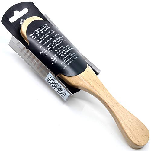 Kent Kb Woodyhog Travel Size Detangling Brush Beech-Wood Travel Brush, Firm Rounded Wooden Bristles, Natural Cushion Detangler Wooden Hair Brush For Women Men And Kids Everyday Care, Made In England #TOP5