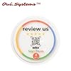 Oui Systems Review Stand – NFC & QR for Google Reviews, White | Touch-Free Customer Feedback, NFC Bracelet Included, Model STND-G-WHT1 (Pack of 1) #4