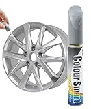 UNLRAE Car Paint Scratch Repair,Car Accessories Wheel Paint,Rim Paints,Rim Scratch Repair,Used to Repair Automotive Scratches and Slight Dents,Suitable for Most Trucks and SUVs Etc (Silver)