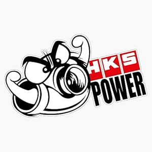 Hks Retro Bumper Sticker Window Vinyl Decal 5″