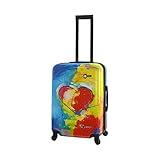 Mia Toro Prado-in Love 24 Inch Spinner Luggage, Multi-Colored, One Size