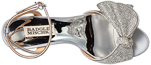 Badgley Mischka REMI Silver Heeled Sandal #TOP30
