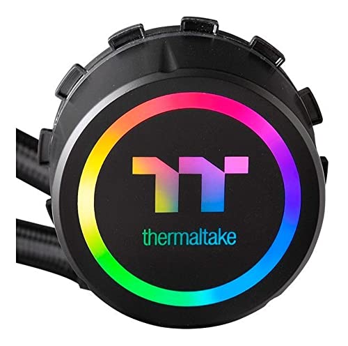 Image of Thermaltake Floe 280mm, 16.8 Million Color Software Enabled (TT RGB Plus /Alexa /Razer Chroma), AMD (AM5 /AM4) /Intel (LGA 2066 /1200), AIO CPU Liquid Cooler CL-W167-PL14SW-A For Desktop