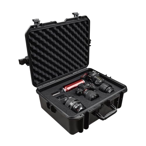 Z8 Waterproof Hard Case with Customizable Foam Portable for Camera, Drone, Pistol,Hunting, Military Equipment, Tools, Handgun,Portable Travel Case,Hard Shell Box 18.89 * 16.53 * 8.66in