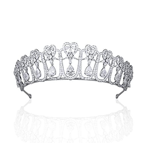 Classic Europe Royal Tiara, Kristall-Tiaras für Braut, Abschlussball, Party-Zubehör CH10411 Cover